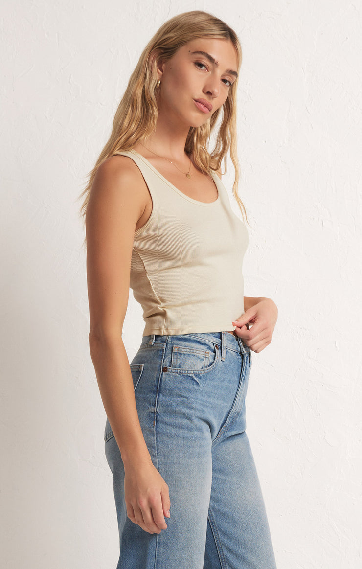 Z Supply Essy Rib Top Tee (Women&