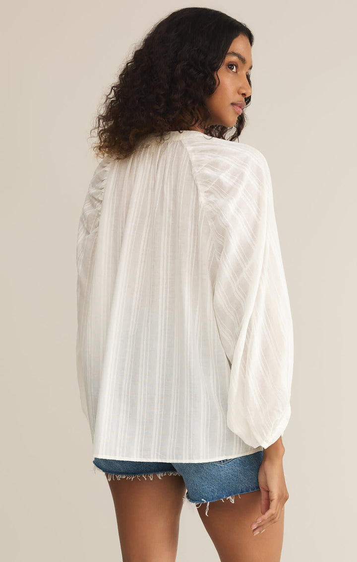Z Supply Wren Button Up Top | White