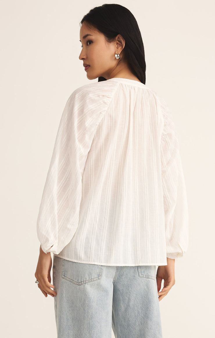 Z Supply Wren Button Up Top | White