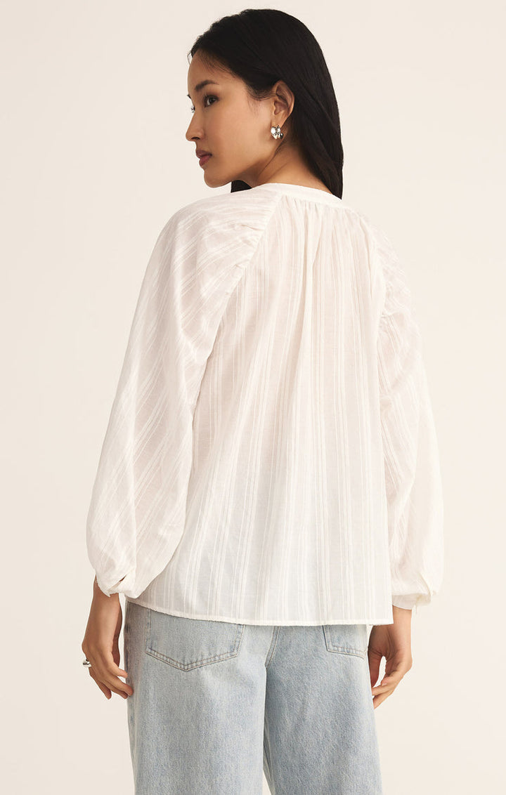 Z Supply Wren Button Up Top | White