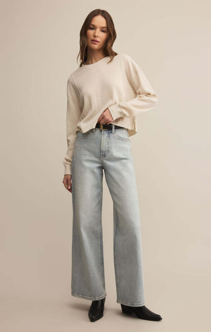 Z Supply Emerge Funnel Neck Sweater (Womens) | Turtle Dove