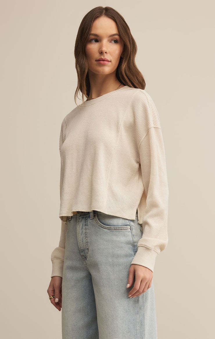Z Supply Emerge Funnel Neck Sweater (Womens) | Turtle Dove