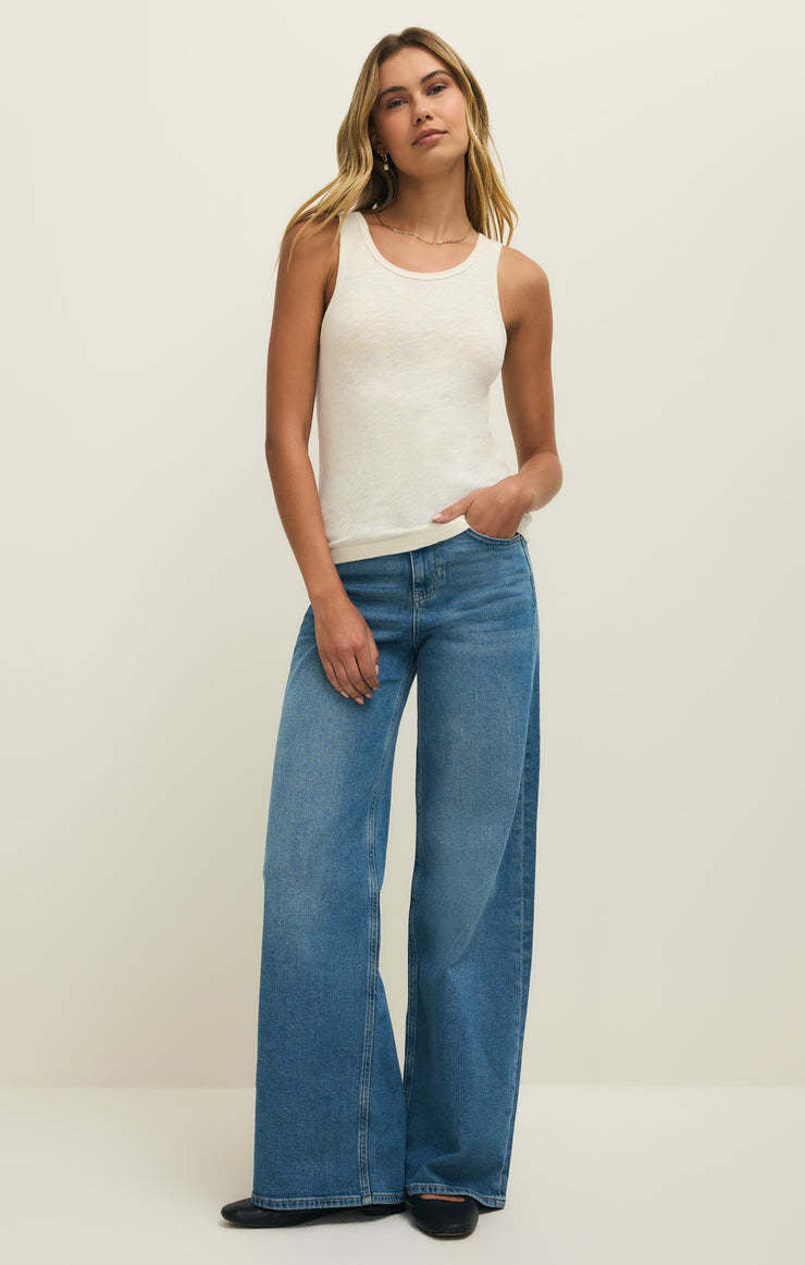 Z Supply Classic Slub Scoop Tank (Women&