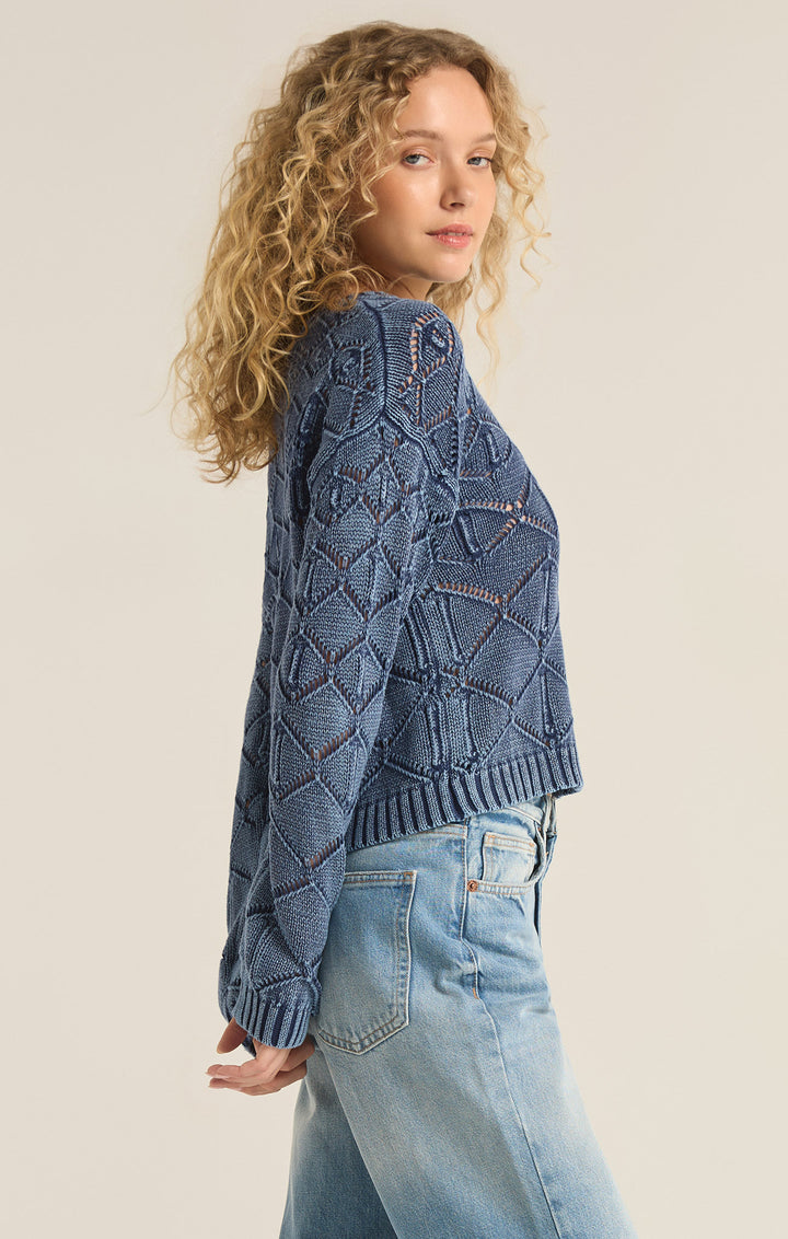 Z Supply Rossio Pullover Sweater (Womens) | Midnight