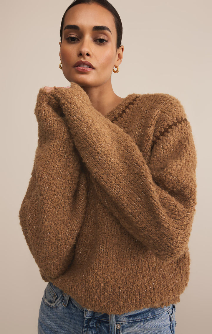 Z Supply Romnie Sweater (Womens) | Coconut