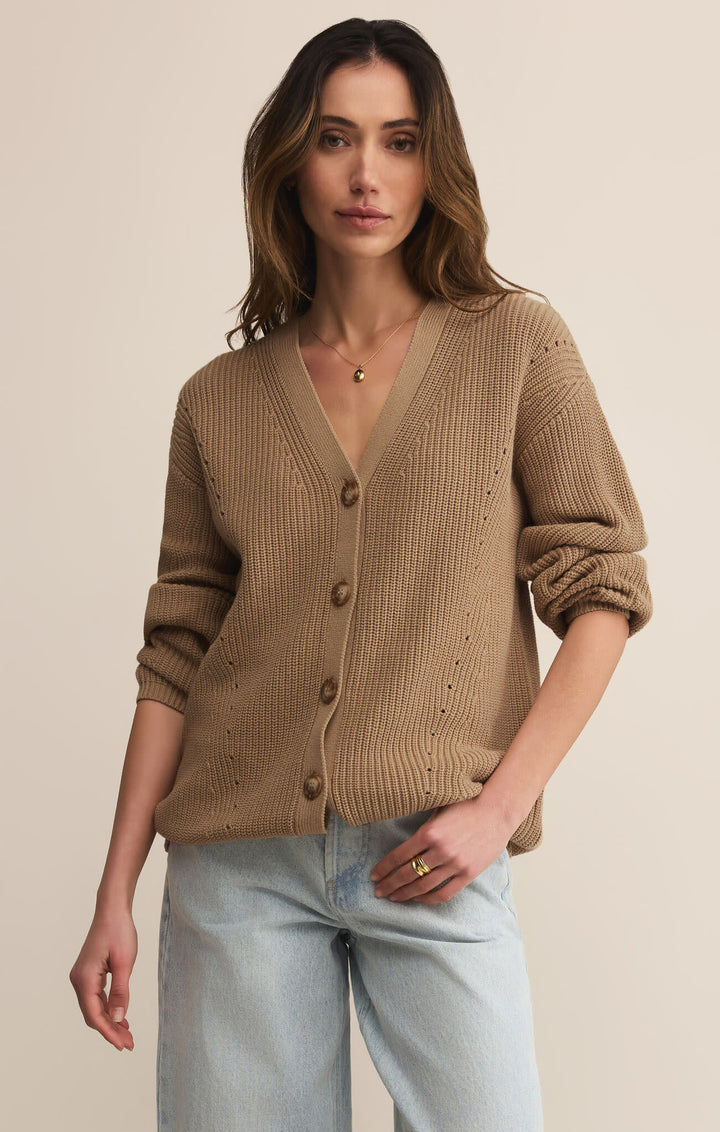 Z Supply Voyager Cardigan (Womens) | Desert Tan