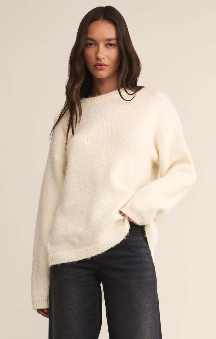 Z Supply Snowed In Sweater (Womens) | Warm White