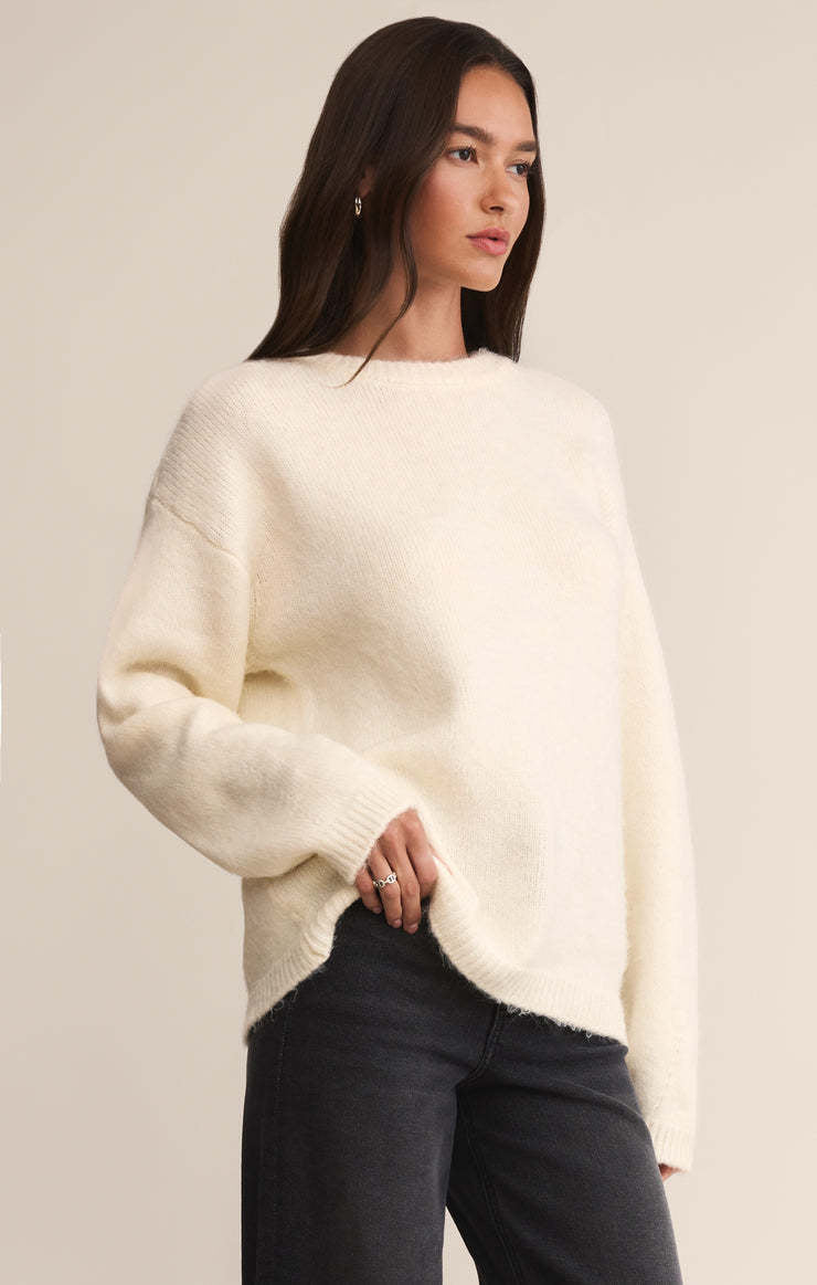 Z Supply Snowed In Sweater (Womens) | Warm White