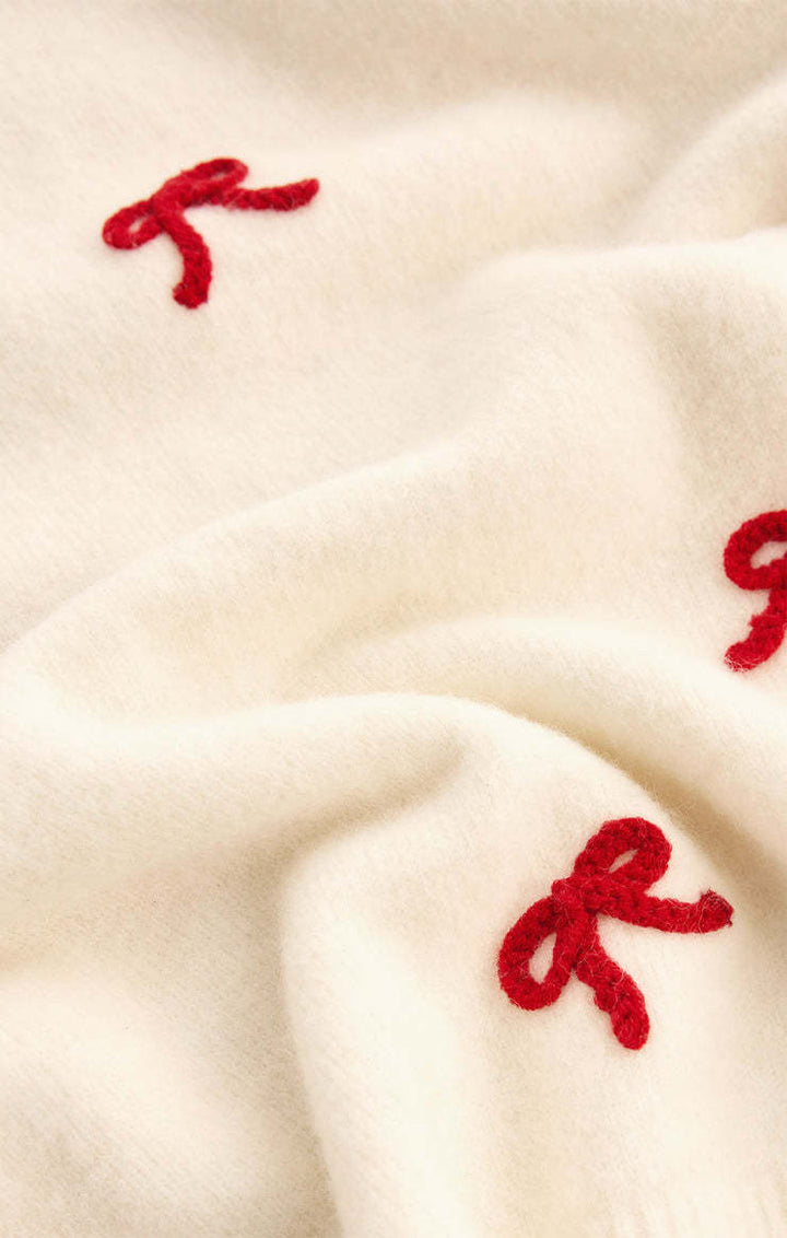 Z Supply Tie The Ribbon Sweater (Womens) | Warm White